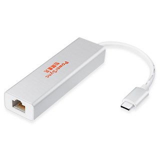 PowerSync 群加 Type-C 轉千兆網卡 + 3埠 USB3.0 集線器 10cm, CUBCGBROS001, 1個