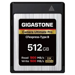 GIGASTONE 立達 CFexpress Type B 8K專業攝影極速記憶卡 免費資料救援/高階相機, 1個, 512GB