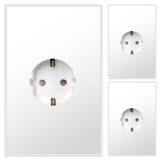 Boedam 嵌入式插座 1孔 雪白色, 3個