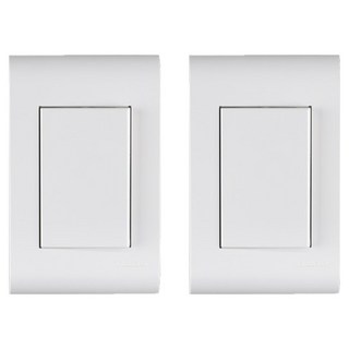 NANO ELECTRIC 奧德賽 3路 1開關 SIMPLE 白色, 2個