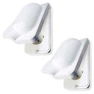 Boedam 防雨防滴型插座 2孔 直立式 白色, 2個