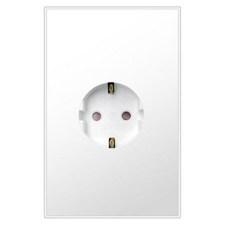 Boedam 埋入式插座 1孔 雪白色, 1個