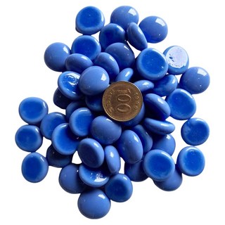 쥬맥스 컬러 비즈 수조 장식 500g, 블루, 1개