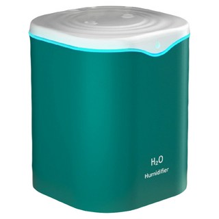 HONDONI 雙頭噴霧空氣加濕薰香水氧機 2L, H2Q-GN, 森林綠