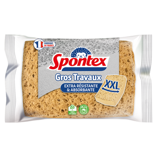 스폰텍스 GROS TRAVAUX 스크럽 스펀지 XXL 대형, 1개, 1개입