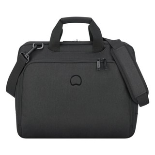 delsey ESPLANADE 電腦雙層公事包 00394216150, 深黑色