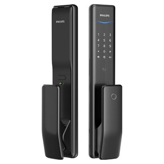 PHILIPS 飛利浦 EasyKey 推拉式智能門鎖 耀石黑, 不含安裝, DDL-ALPHA