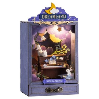 Rolife 若來 秘密花園 劇場組裝小屋 鈴蘭夜曲 DS025, 1個