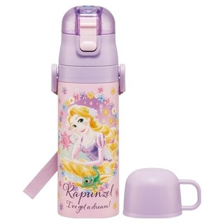 Skater 不鏽鋼超輕量水壺, 長髮公主, 1個, 470ml