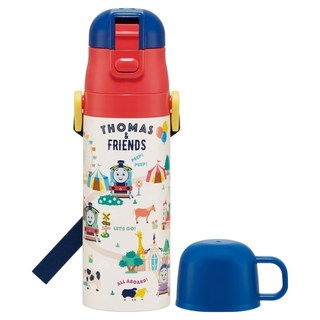 Skater 不鏽鋼超輕量水壺, 湯瑪士小火車, 470ml, 1個
