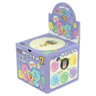 PINKFOOT 小熊軟糖隨機橡皮擦 第7彈, 24個, 隨機出貨