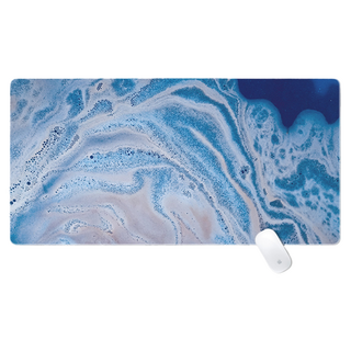 쇼핑닥터 게임용 사무용 마우스 장패드 1000 x 500 x 3 mm, 블루바다물결, 1개