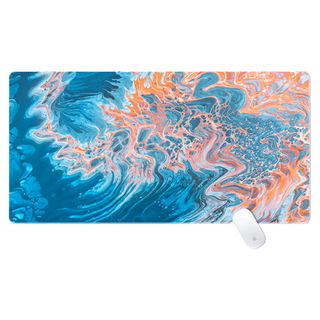 쇼핑닥터 게임용 사무용 마우스 장패드 1000 x 500 x 3 mm, 오렌지블루오션, 1개