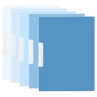 東亞PMS 側邊夾 A4文件夾 5件組, 藍色, 1套