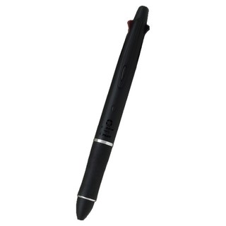PILOT 百樂 Dr.Grip 多功能筆 4色原子筆 0.5mm + 自動鉛筆 0.5mm, 黑色, 1個