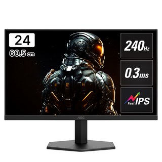 AOC AlphaScan AOC 24G11 電競 240 FAST IPS HDR 螢幕, 60.5cm, 24G11ZE(無亮點)