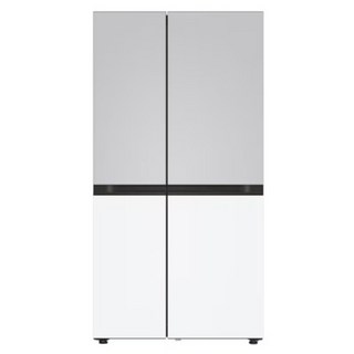 LG전자 디오스 AI 오브제컬렉션 832L 양문형 냉장고 방문설치, S836MRQ032