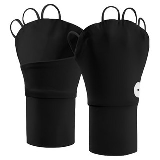 고로브이조이 GO LOVE JOY 골프 냉감 손등 토시 양손세트, 블랙, 1세트