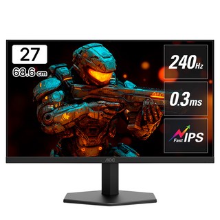 AOC 알파스캔 FHD AOC 27G11 게이밍 240 FAST IPS HDR 무결점 모니터, 68.6cm, 27G11ZE2