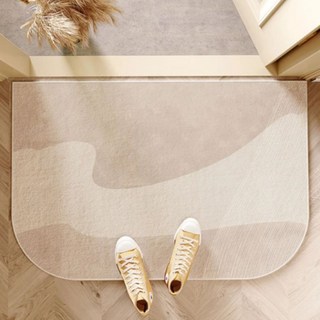 AFAMIC 艾法 高質感典雅系刮泥吸水玄關腳踏墊/比利時絲圈絨印花 TPR 地墊 1個