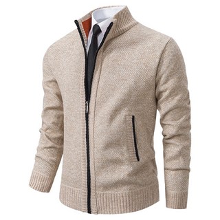 MarketA 男士立領拉鍊夾克