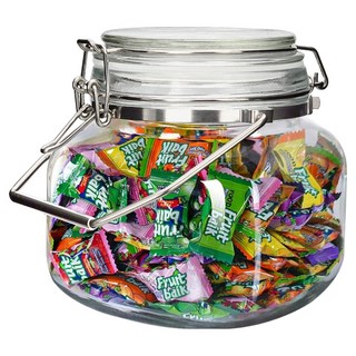 mir 方形加侖刻度釀酒玻璃瓶 掀蓋式不鏽鋼把手, 1個, 2400ml