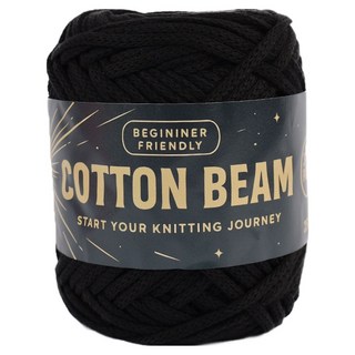 브랜드얀 코튼빔 코튼 굵은실 뜨개실 250g 5mm, 08 블랙, 1개