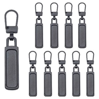 昂普拉斯 自然感自行修補萬用拉鍊 金屬基本款, 黑色, 10個