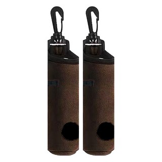 FIRST FIT 輕量3球高爾夫球袋, 2個, 深棕色