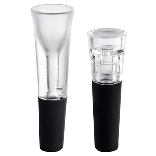 ibili 注酒器 + 抽真空瓶塞, 1套, 黑色