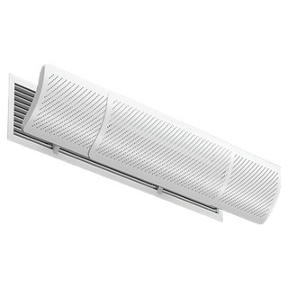 通勤倉庫 黏貼式冷氣擋風板 白色款式3 120 x 16 cm, 1個, 單一商品