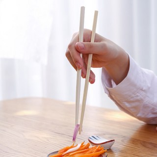 FaSoLa 無漆蠟環保一次性楠竹免洗筷, 50個裝, 1套