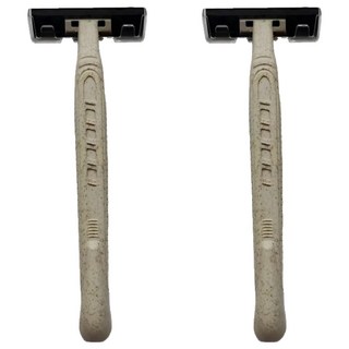 마켓링 여성용 간편한 면도기 라이트 브라운, 2개, 1개입