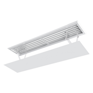 松丁 功能性冷氣擋風板 長方形白色 30 x 90 cm, 1個, 單一商品