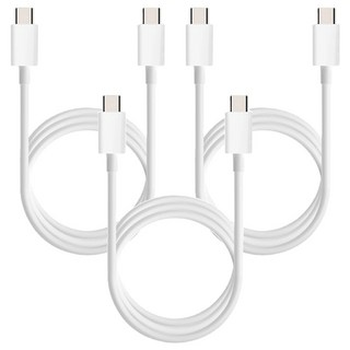 小麥購物 100W Type-C-Type-C數據線 L1364, 3個, 150cm, 白色