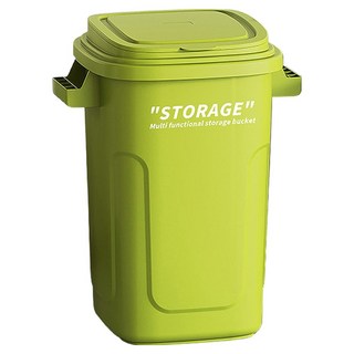 工業風資源回收垃圾桶, 薄荷綠