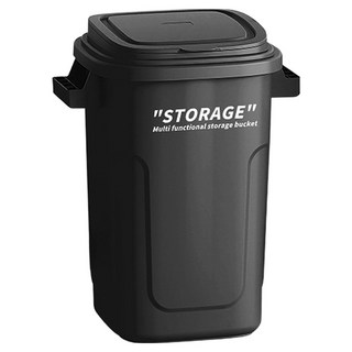 工業風資源回收垃圾桶, 石墨黑