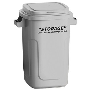 工業風資源回收垃圾桶, 水泥灰