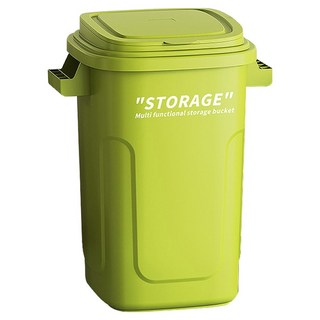 工業風資源回收垃圾桶, 薄荷綠