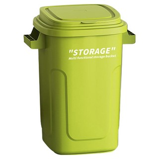 工業風資源回收垃圾桶, 薄荷綠