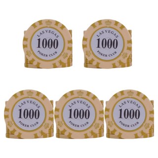 撲克籌碼 Dasaddotcom 拉斯維加斯 散裝撲克籌碼 10000, 50個, 混合顏色