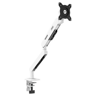 Alphascan AOC AM406 超薄冰川單螢幕支架, 白色, 1個