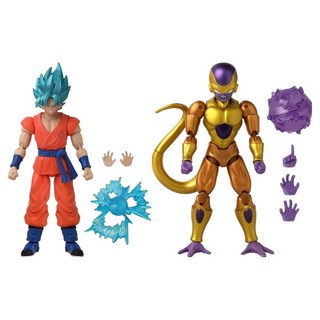 BANDAI 七龍珠 金佛利沙 vs 超藍悟空 可動公仔, 1組