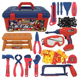 Hello Carbot Carbot 工具箱 電動鑽頭 + 工具組套裝, 1套, 混色