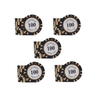 撲克籌碼 dassa.com 拉斯維加斯散裝撲克籌碼 100, 50個, 混合顏色