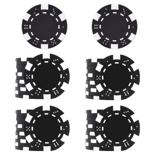 散裝彩色籌碼, 50個, 黑色