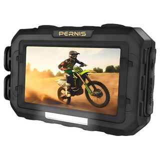 Polaroid 寶麗萊 防抖蜂鷹雙鏡頭機車行車記錄器 + 64G記憶卡 1套, 黑色, MS298WG