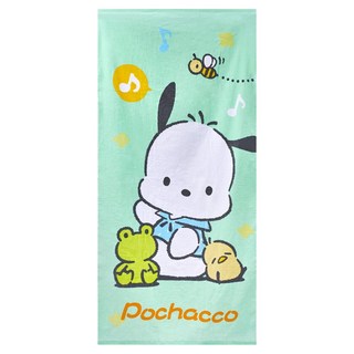 ONEDER 旺達棉品 大浴巾, 帕恰狗 青色, 1條