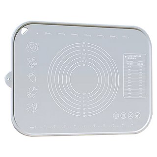 Kyhome 加厚抗菌矽膠刻度揉麵墊/不粘烘焙墊/和麵墊/料理墊, 1個