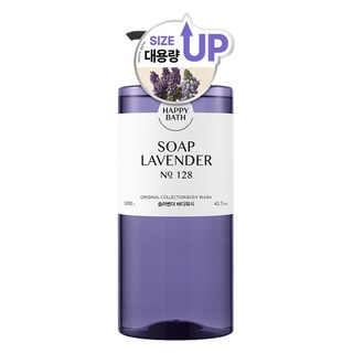 해피바스 오리지널컬렉션 약산성 대용량 바디워시 솝라벤더, 1.2kg, 1개